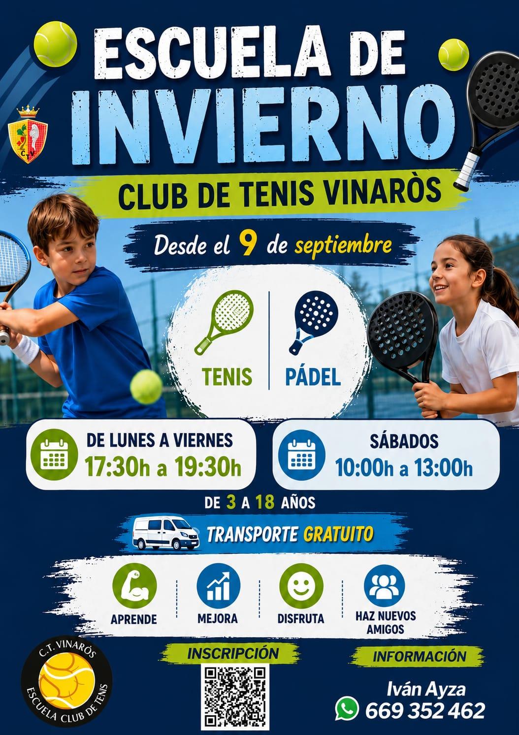 cartel escuela invierno 2026/2027